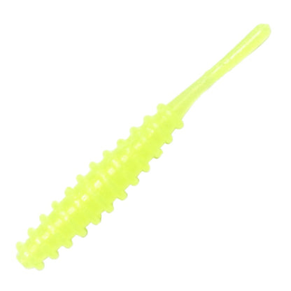 416 Glow Pearl Chart- REINS AJI RINGER 1.5 Inch ribbed soft plastic lure